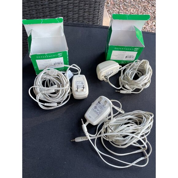 Department 56 AC/DC Power Adapter 3 Way For Christmas Villages 56.55026 LOT OF 3 - Picture 2 of 15